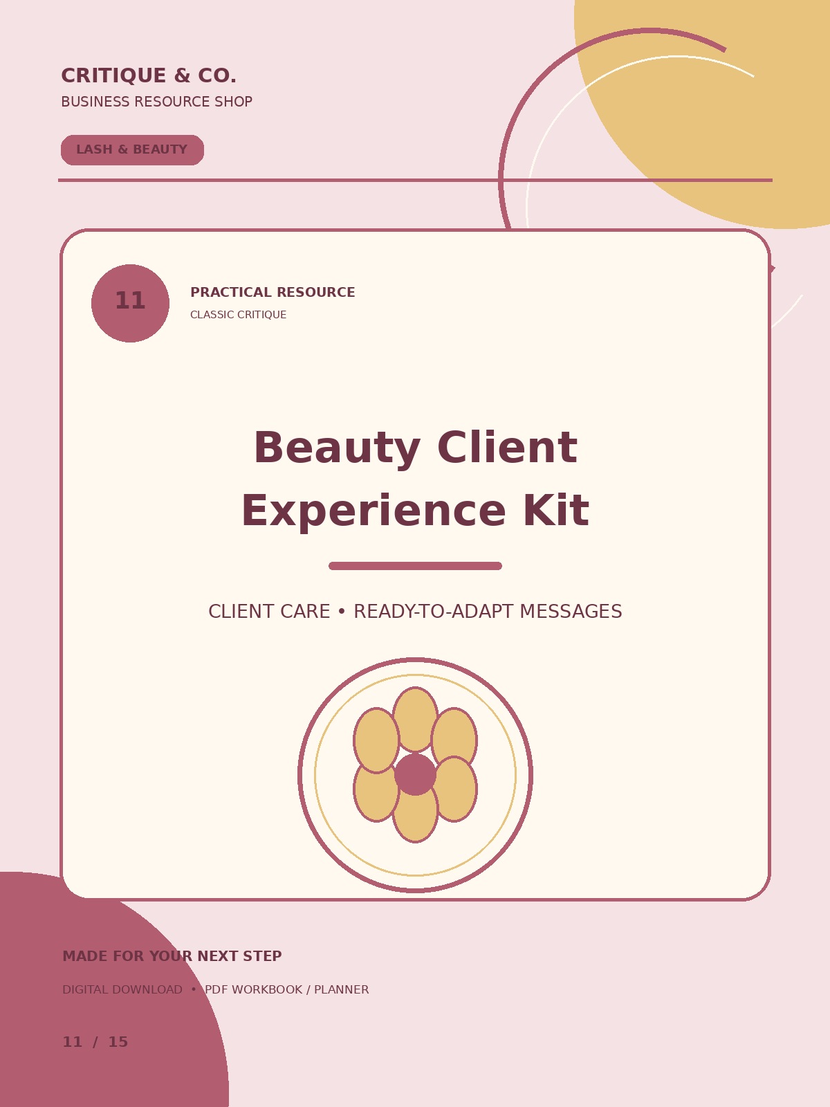 Beauty Client Experience Kit cover
